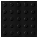 Ver imagem 1 de 16 Pçs Piso Tátil Pvc Anlik Solucoes Alerta Direcional Preto:alerta