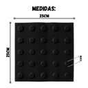 Ver imagem 2 de 16 Pçs Piso Tátil Pvc Anlik Solucoes Alerta Direcional Preto:alerta