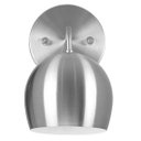 Ver imagem 2 de Arandela Aluminio Bola Escovado 23x25cm
