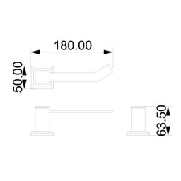 Porta Papel Higiênico Bl6050 Ducon Metais - 3