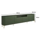 Ver imagem 3 de Rack para Sala 4 Portas Lisas Mdf L220 X A65cm