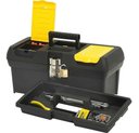 Ver mais imagens de Caixa de Ferramentas Stanley 16-013 de Plástico 206mm X 403mm X 181mm Preta e Amarela
