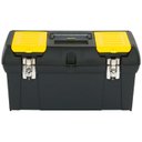Ver imagem 1 de Caixa de Ferramentas Stanley 16-013 de Plástico 206mm X 403mm X 181mm Preta e Amarela