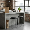 Ver imagem 2 de Kit 2 Bancos de Aço Estofado Cozinha Bar Industria Baixo