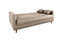 Ver imagem 4 de Sofá Cama Emília 2 Lugares 190cm Veludo Turkey Capuccino Matrix