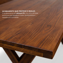 Ver imagem 5 de Mesa para Churrasco Área Externa com 2 Bancos Madeira Maciça 200cm Yescasa Imbua
