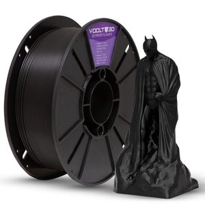 Filamento para Impressora 3d - Pla Preto Velvet - 1kg - 1,75mm - Voolt3d