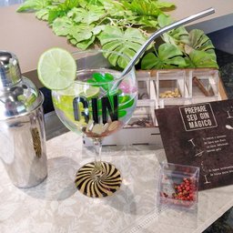 Taças Gin Com Haste Decorada 600Ml - Medieval Store - 3