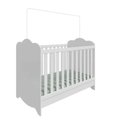 Ver imagem 1 de Berço Peroba Clara Americano Branco 3em 1 Mini Cama Infantil