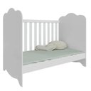 Ver imagem 3 de Berço Peroba Clara Americano Branco 3em 1 Mini Cama Infantil