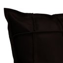 Ver imagem 4 de Almofada Decorativa de Couro Legítimo 45x45cm Luiza Marrom - Mozzelar