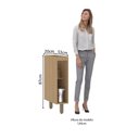 Ver imagem 2 de Balcão Modulado 20cm (sem Tampo) 1 Porta Slim Luciane