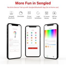 Sengled Lâmpada Led Inteligente Colorida Compatível com Alexa 8.7w (multicolor) - 7
