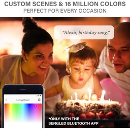 Sengled Lâmpada Led Inteligente Colorida Compatível com Alexa 8.7w (multicolor) - 6
