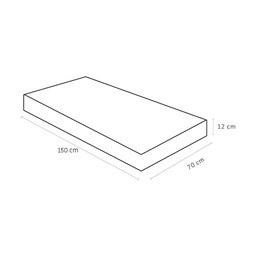 Colchão Ortobom Physical Resistente Mini Cama (12x70x150) - Suporte ideal para pessoas até 60kg  - 2
