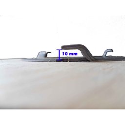 Escova de PELO 510 mm COM Flange Para Enceradeira CLEANER. Allclean e Bandeirantes Entre Outras - 3