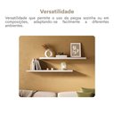 Ver imagem 7 de Prateleira Tamburato 89,5 Cm Branco - Artany Movéis