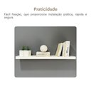 Ver imagem 6 de Prateleira Tamburato 89,5 Cm Branco - Artany Movéis