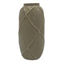Ver imagem 1 de Vaso Decorativo em Ceramica - Bege Escuro - 27.5cm