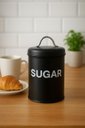 Ver imagem 2 de Pote Lata de Mantimento Industrial Sugar - Linha Dom:preto