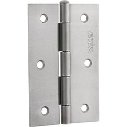 Dobradiça para Portas 3.1/2" Ferro Polido - Vonder - 1