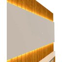 Ver imagem 3 de Conjunto Painel e Home Rack Suspenso Reflecta com Led Akin Cor:madeira
