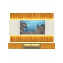 Ver imagem 1 de Conjunto Painel e Home Rack Suspenso Reflecta com Led Akin Cor:madeira