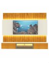 Ver imagem 1 de Conjunto Painel e Home Rack Suspenso Reflecta com Led Akin Cor:madeira