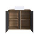 Ver imagem 3 de Gabinete de Banheiro 80cm Antônia com 2 Portas e Cuba Branca