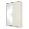 Guarda Roupa Modulado Seletto 2 Portas Deslizantes Areia com Espelho - Móveis Henn - 1