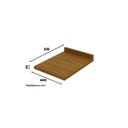 Ver imagem 6 de Balcão 40cm 100% MDF 1 Porta com Tampo Cinza/ Nature Americana