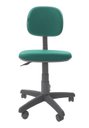 Ver imagem 2 de Cadeira Secretaria Giratoria Bolt BC - Couro Sintetico Corano - Turquesa