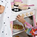Ver imagem 5 de Cozinha Infantil com Pia Fogão e Microondas - Rosa