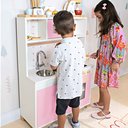 Ver imagem 4 de Cozinha Infantil com Pia Fogão e Microondas - Rosa