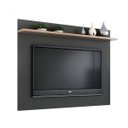 Ver imagem 2 de Painel para TV até 42 Polegadas 135CMX120CM 1 Prateleira Benevello Cinza