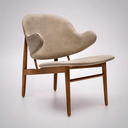 Ver imagem 4 de Poltrona Easy Chair Base Tabaco em Couro Ecológico e Natural ou Tecido Várias Cores - Artesian