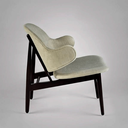 Ver mais imagens de Poltrona Easy Chair Base Tabaco em Couro Ecológico e Natural ou Tecido Várias Cores - Artesian