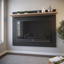 Ver imagem 1 de Painel para TV até 60 Polegadas 180CMX120CM 1 Prateleira Benevello Quiditá Cinza