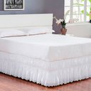 Ver imagem 1 de Saia Box Casal Queen Perolla Bordado Ultrassônico - Branco