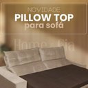 Ver imagem 3 de Pillow Top para Sofá Reclinável 10cm 1200g-m² 220x100cm Cinza