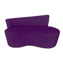 Ver imagem 4 de Namoradeira Sofá 2 Lugares Yara Orgânica Veludo Roxo