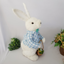 Ver imagem 6 de Coelho Páscoa Rústico Fios Sisal Branco