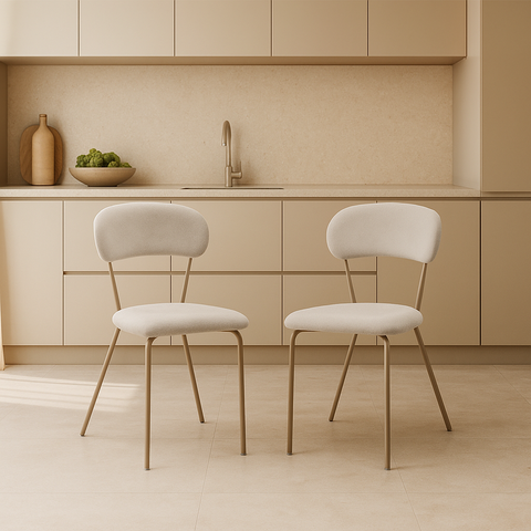 Kit Cadeiras Belize Estofada Sala de Jantar Cozinha Moderna