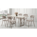 Ver imagem 6 de Kit Cadeiras Belize Estofada Sala de Jantar Cozinha Moderna