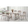 Kit Cadeiras Belize Estofada Sala de Jantar Cozinha Moderna - 6