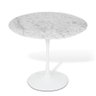 Mesa de Jantar Tulipa Saarinen Redonda 90 cm Mármore Carrara - 1