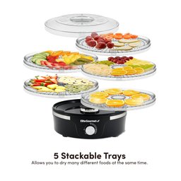 Elite Gourmet Efd319 Desidratadora 5 Prateleiras, 6qt Preto - 5