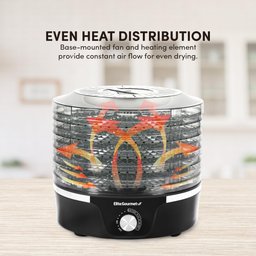 Elite Gourmet Efd319 Desidratadora 5 Prateleiras, 6qt Preto - 3