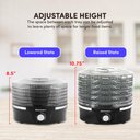 Ver imagem 2 de Elite Gourmet Efd319 Desidratadora 5 Prateleiras, 6qt Preto