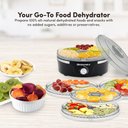 Ver imagem 6 de Elite Gourmet Efd319 Desidratadora 5 Prateleiras, 6qt Preto